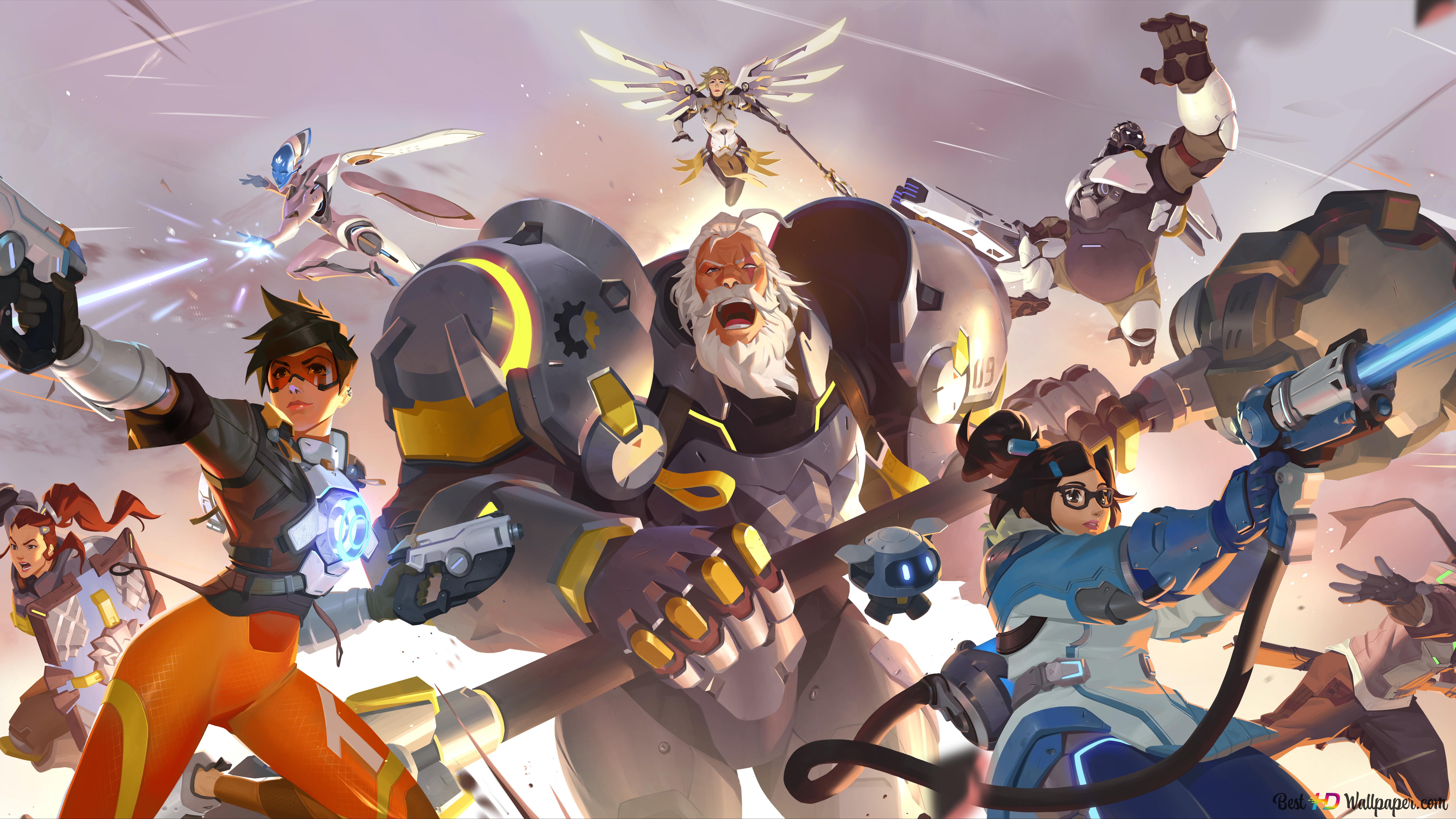 Overwatch 2 (Video Game) Character Illustraition 8K wallpaper download