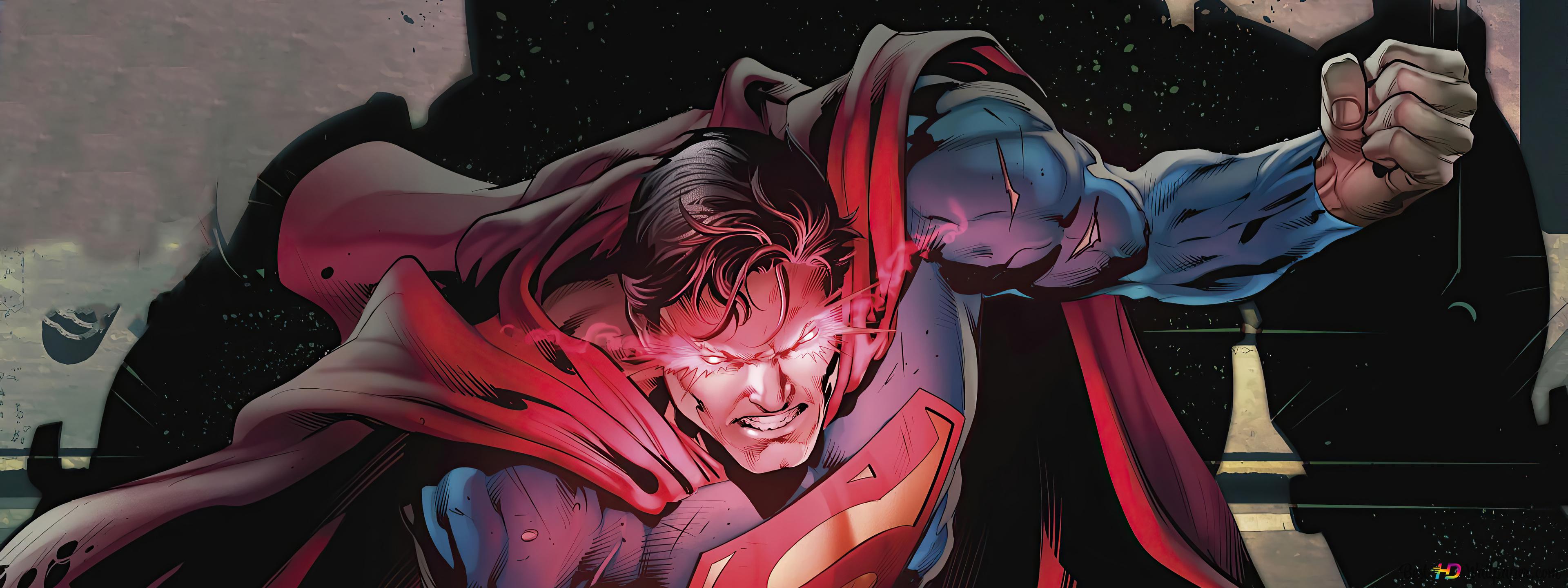 Superman Heat Vision (DC) Comics 4K wallpaper download