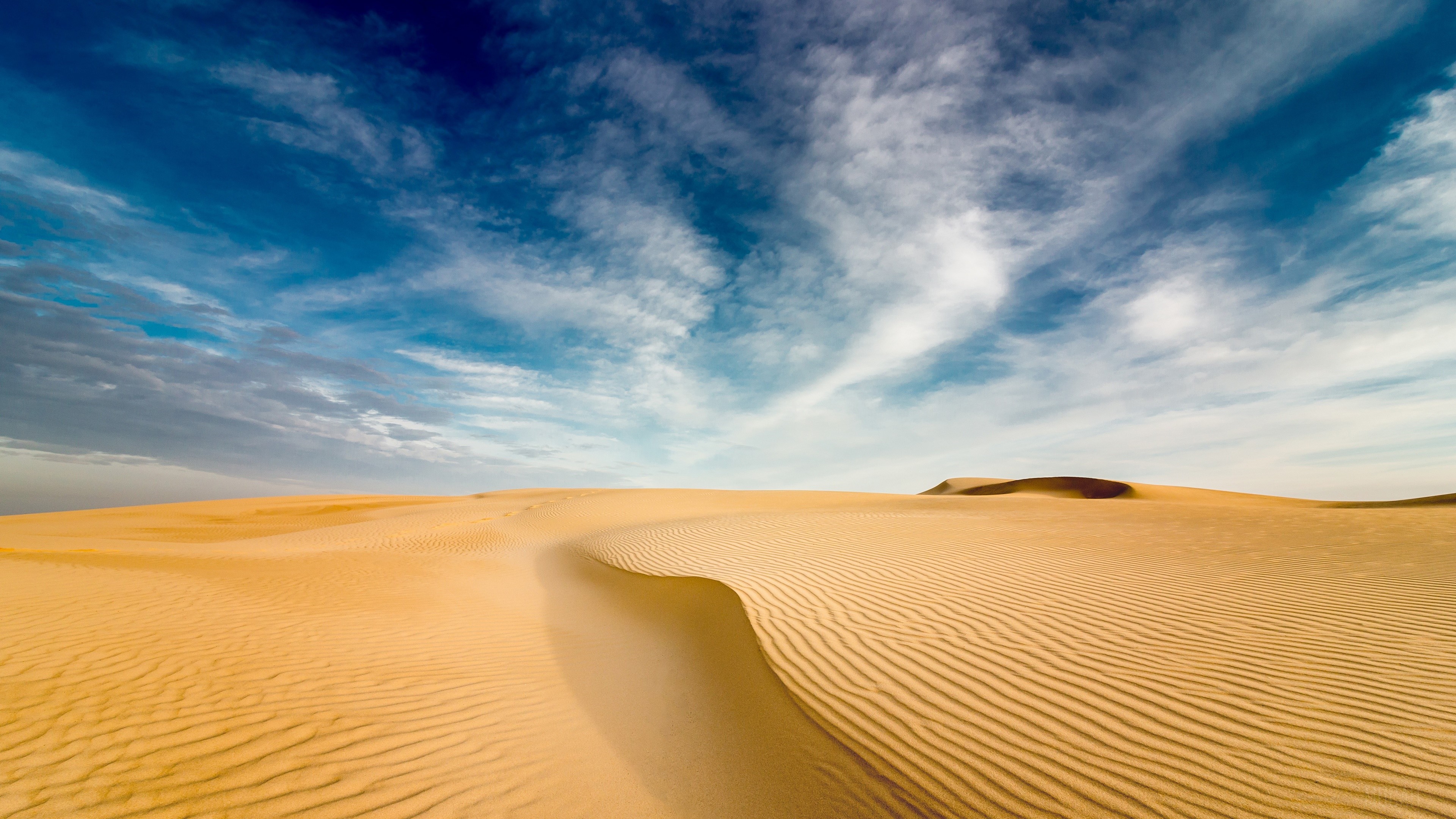 Cloud, Desert, Nature, Sand, Sky 4k Gallery HD Wallpaper