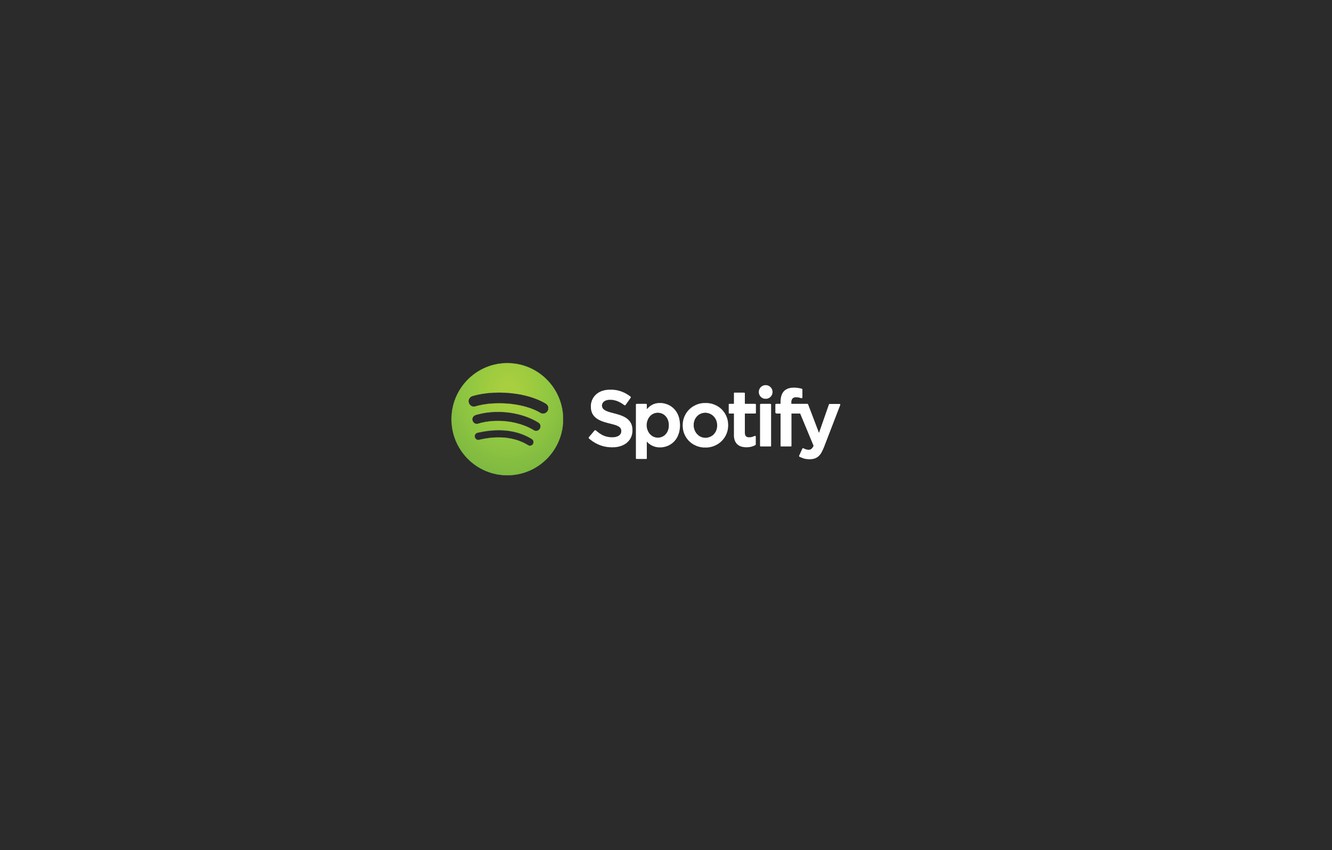 Wallpaper logo, Music, Spotify image for desktop, section музыка