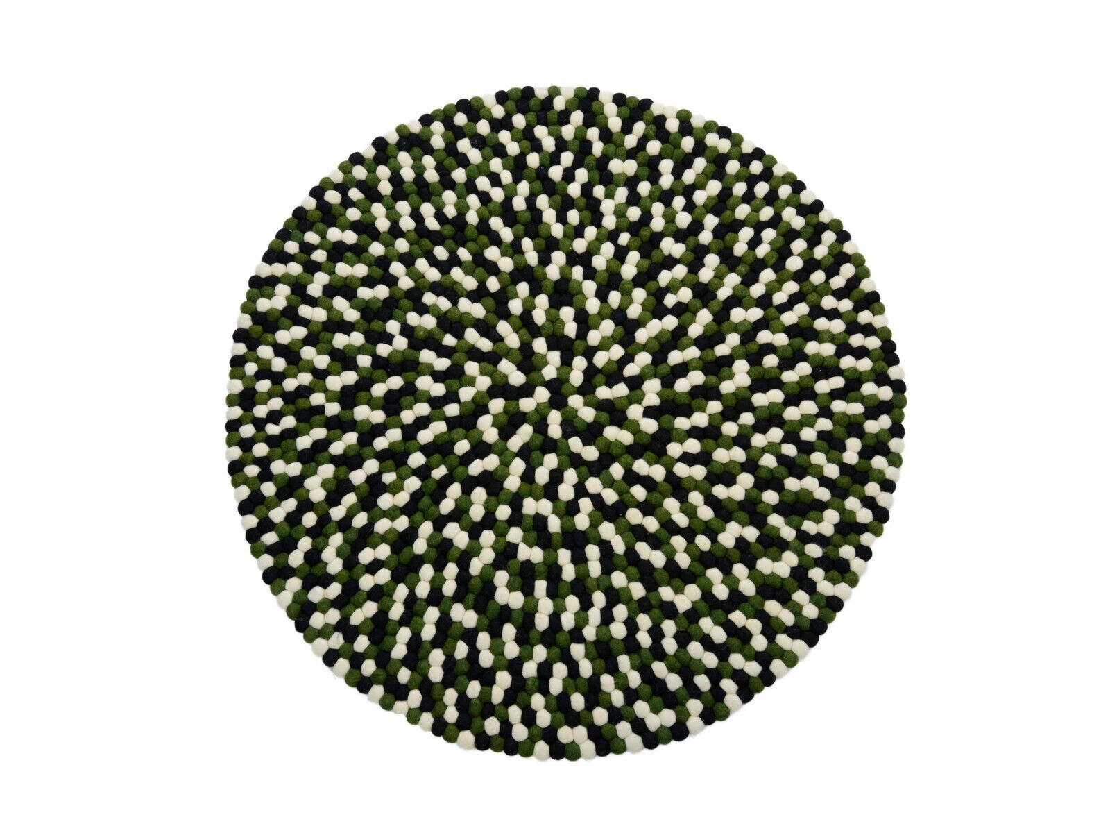 CM Felt Round Pom Pom Rug Area Rug Ball Rug Decor 7426881801223