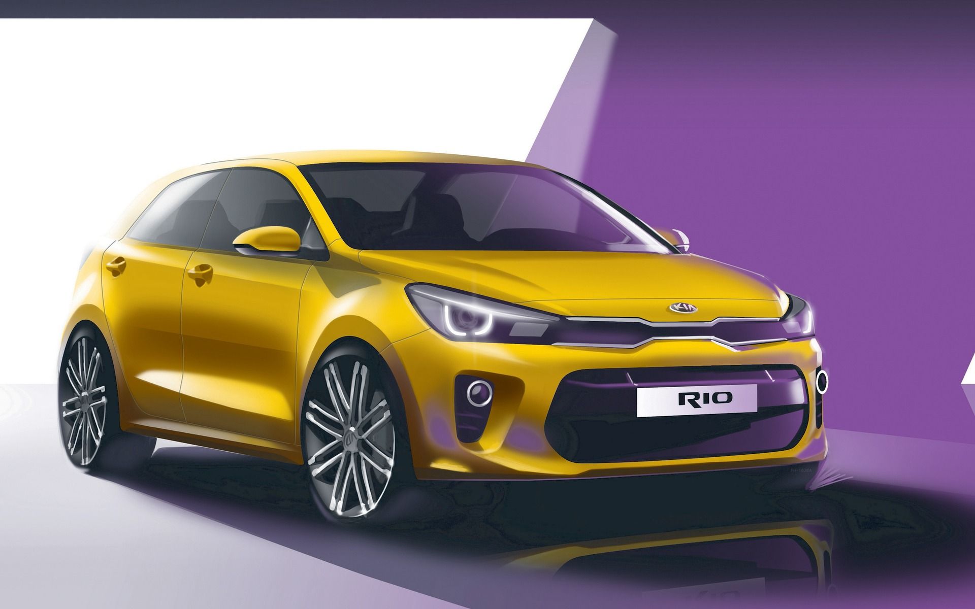 2023 Kia Rio Wallpaper. Kia, Kia rio, Toyota alphard