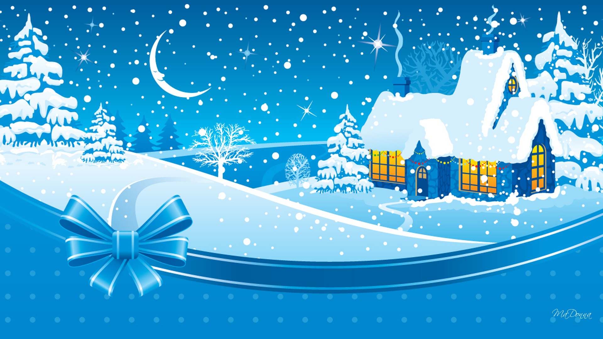 Merry Christmas Winter Snow Cold Holidays Devoted To Family Relatives And Friends Wallpaper For Pc Tablet And Mobile 1920x1080, Wallpaper13.com