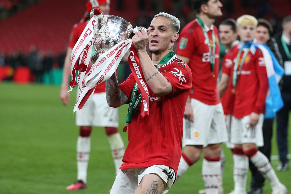 Antony on what Ten Hag told him after Man Utd won Carabao Cup trophy