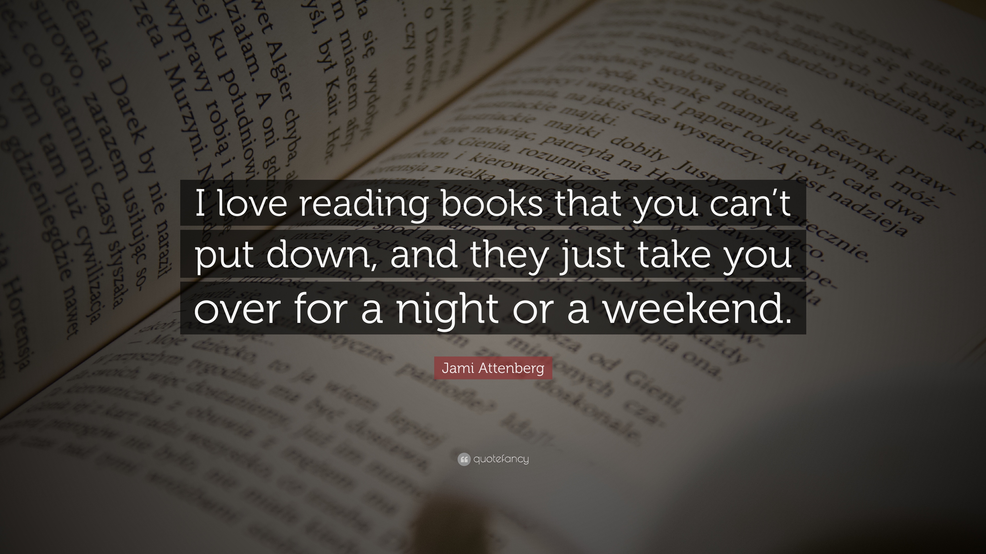 i love reading books