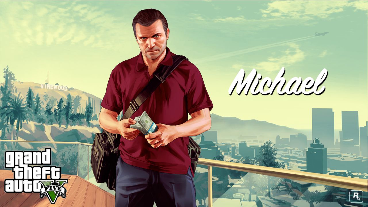 GTA V's Michael, Franklin And Trevor Get The HD Wallpaper Treatment