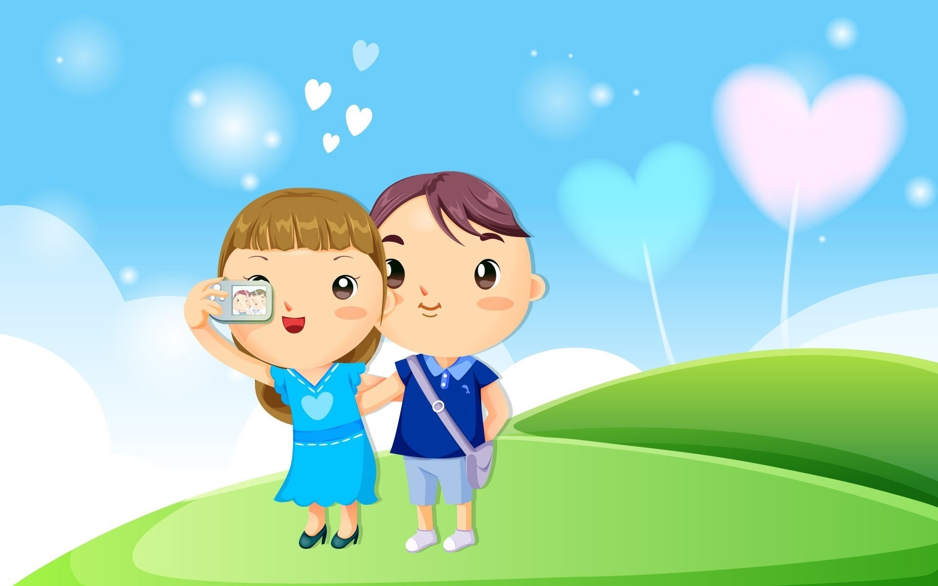 Love Cartoon Wallpaper
