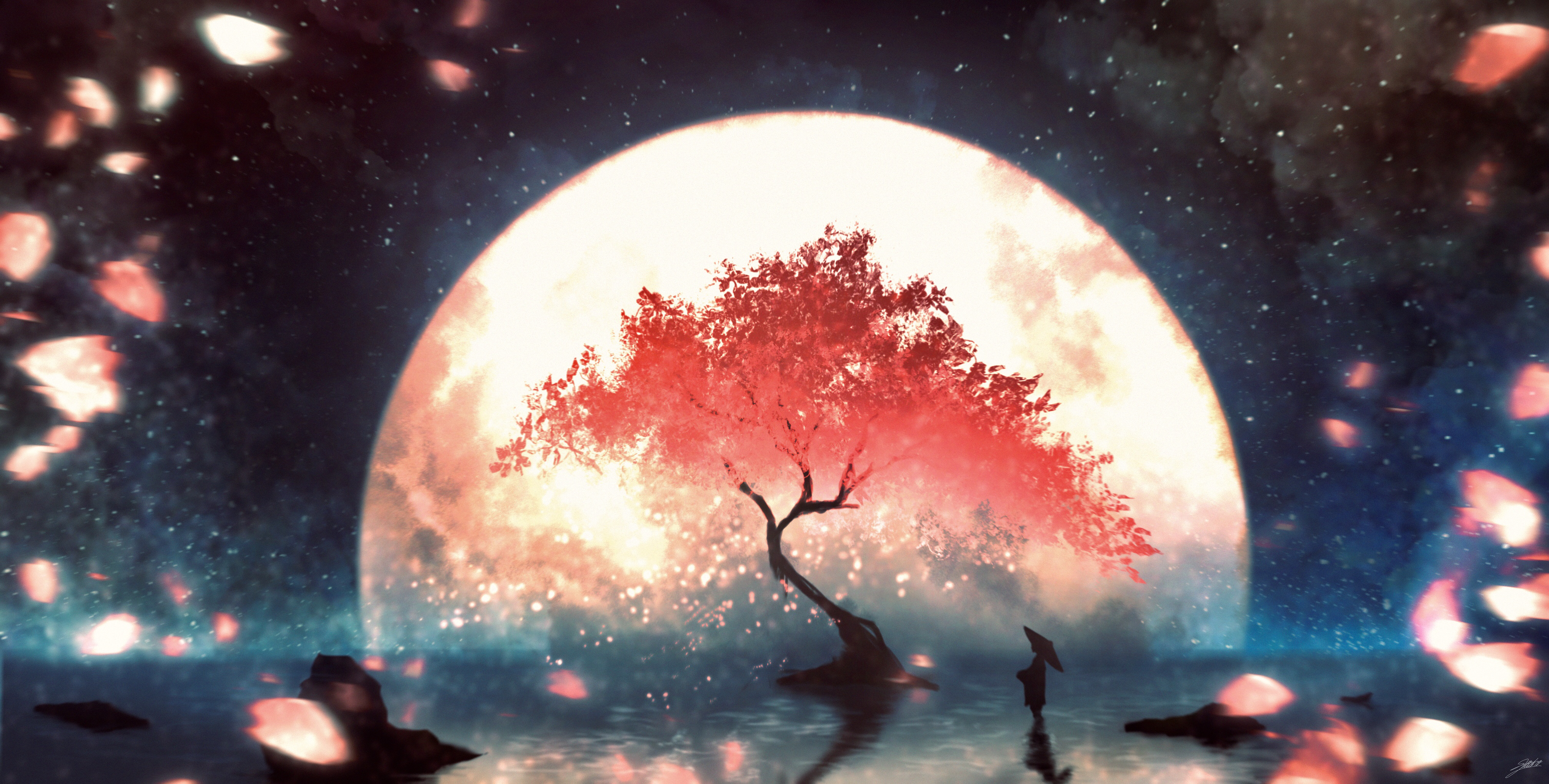 Anime Tree HD Wallpaper and Background