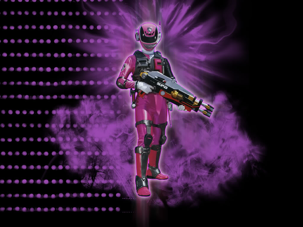 SPD Pink SWAT Mode Power Ranger Wallpaper