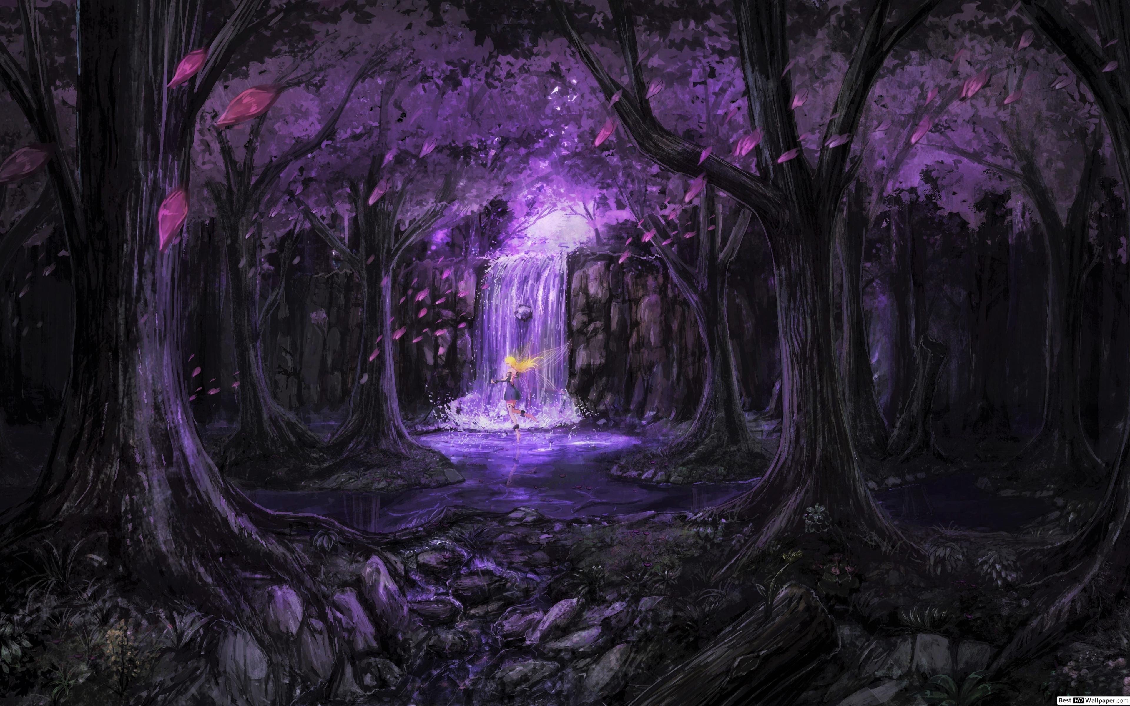 Fantasy Forest Dark High Definition Wallpaper 111370