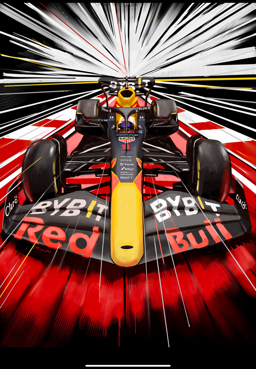 Max Verstappen 2022 race car