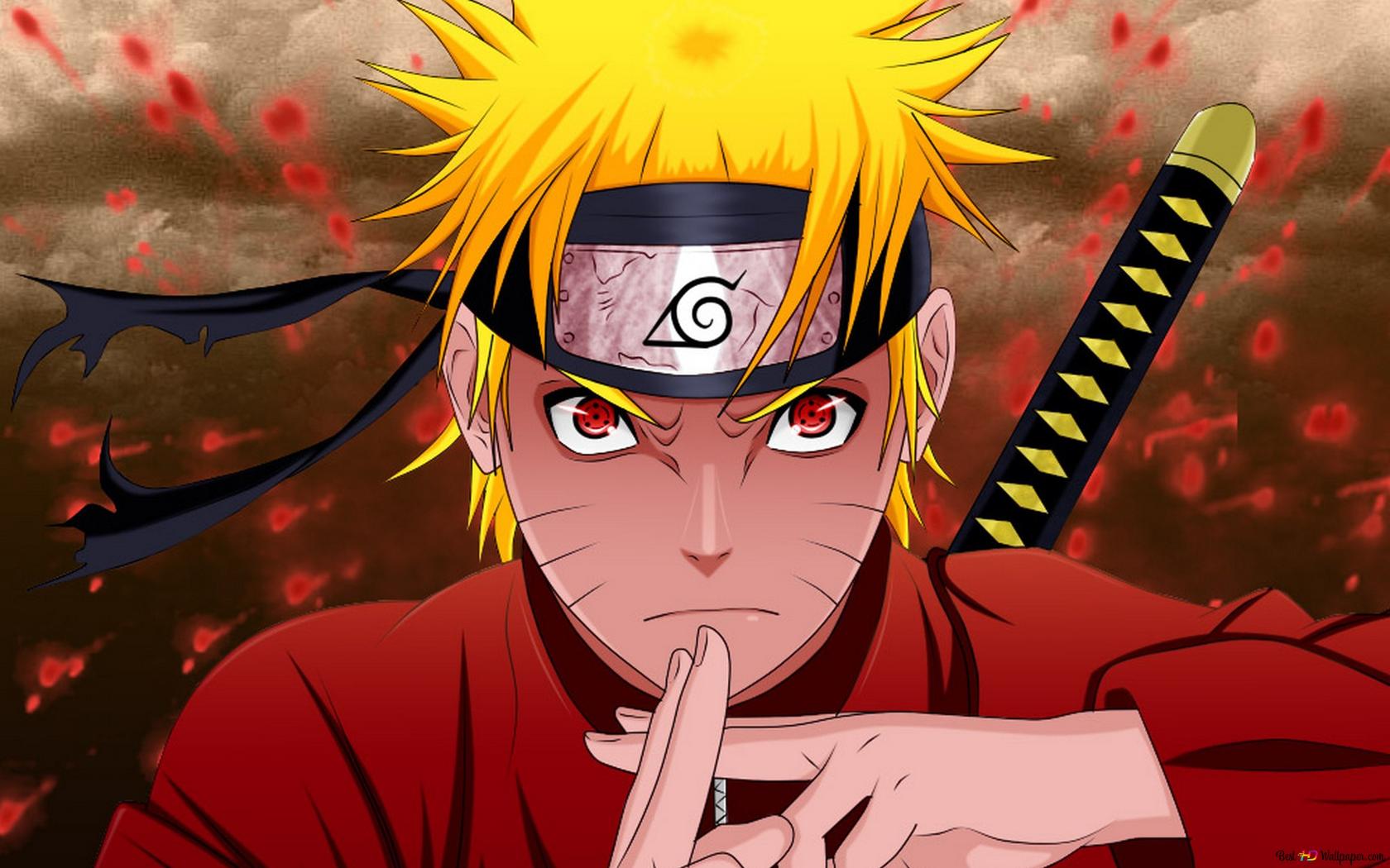 Naruto Uzumaki Sword 2K wallpaper download