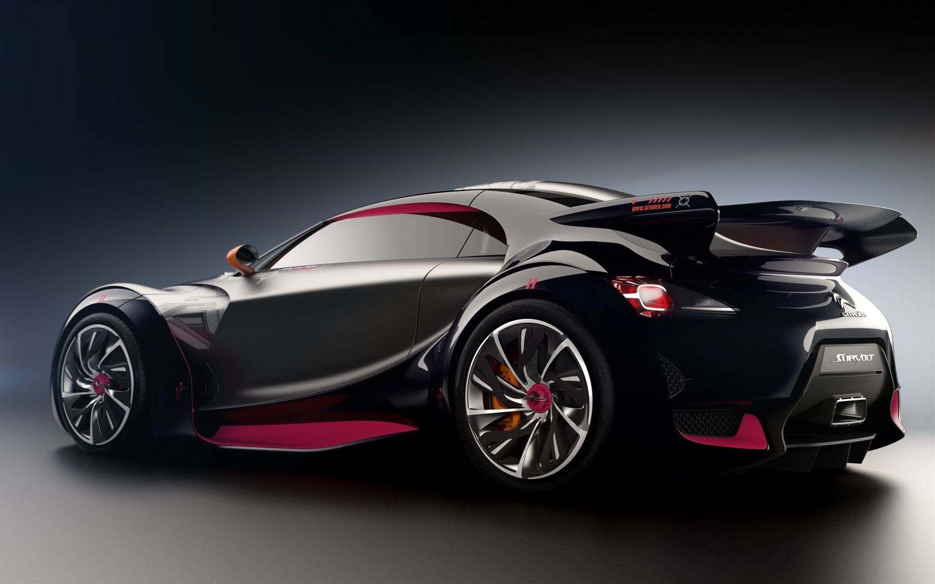 Download Citroën Survolt Black Sports Cars Wallpaper