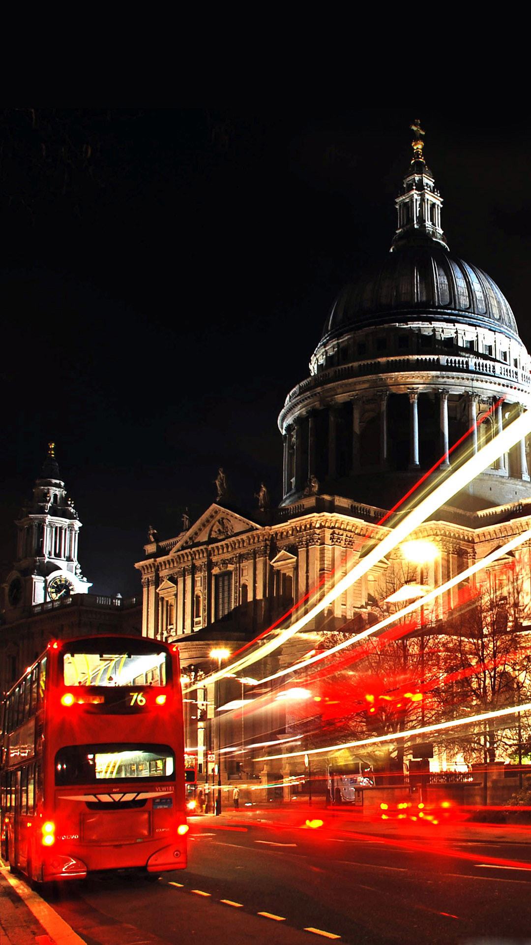 London St Paul Cathedral Double Decker htc one wallpaper