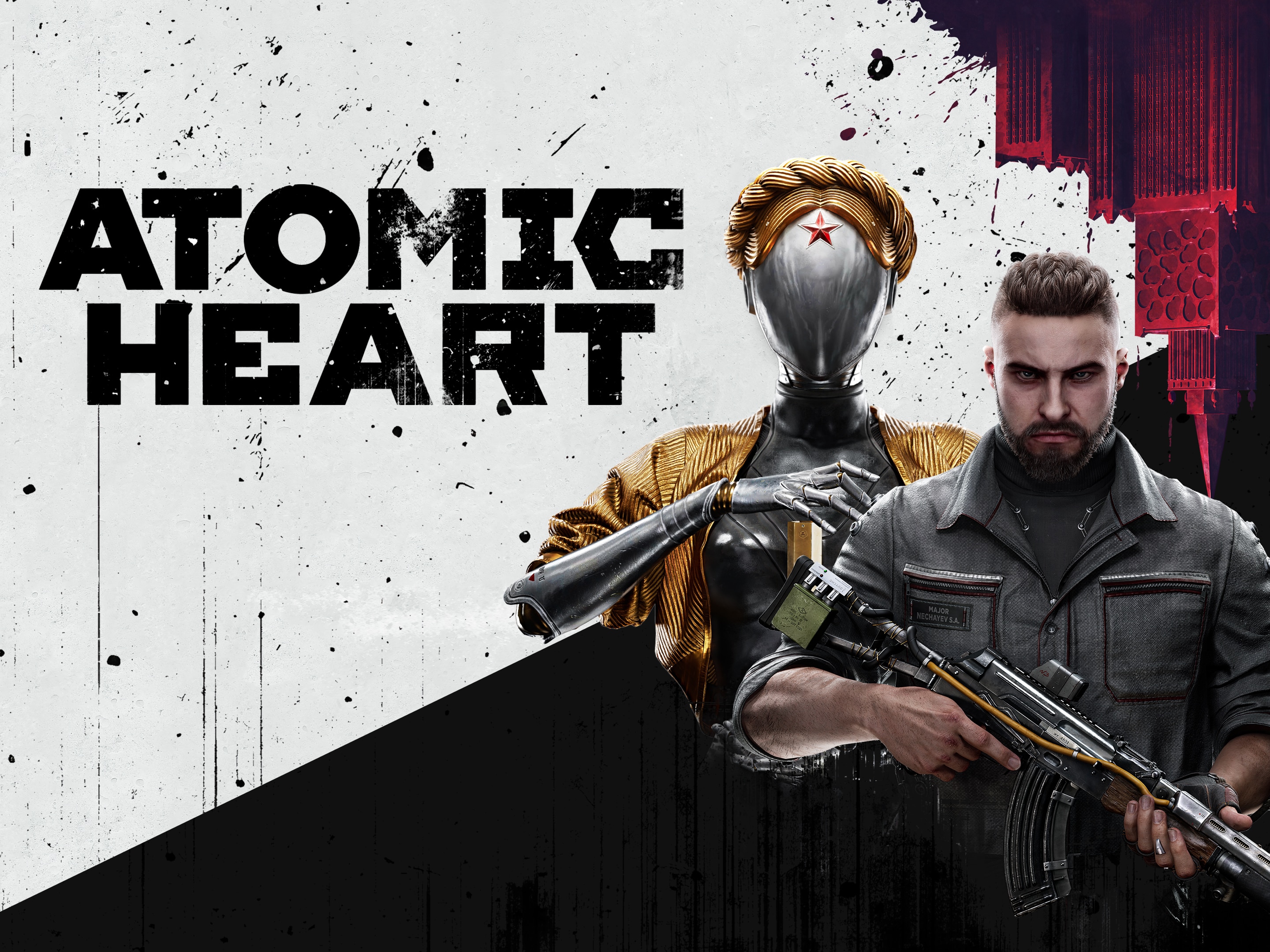 Wallpaper, Atomic Heart, robot, PlayStation, Xbox, PC gaming, video games, video game characters 2880x2160