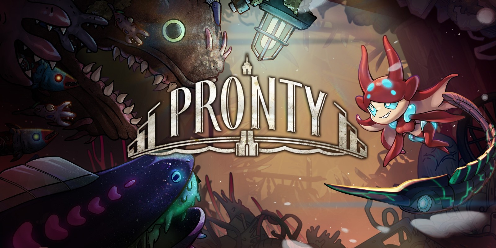 Dive Into Pronty, A Deep Sea Metroidvania Where You Face Off Against Underwater Mutants!
