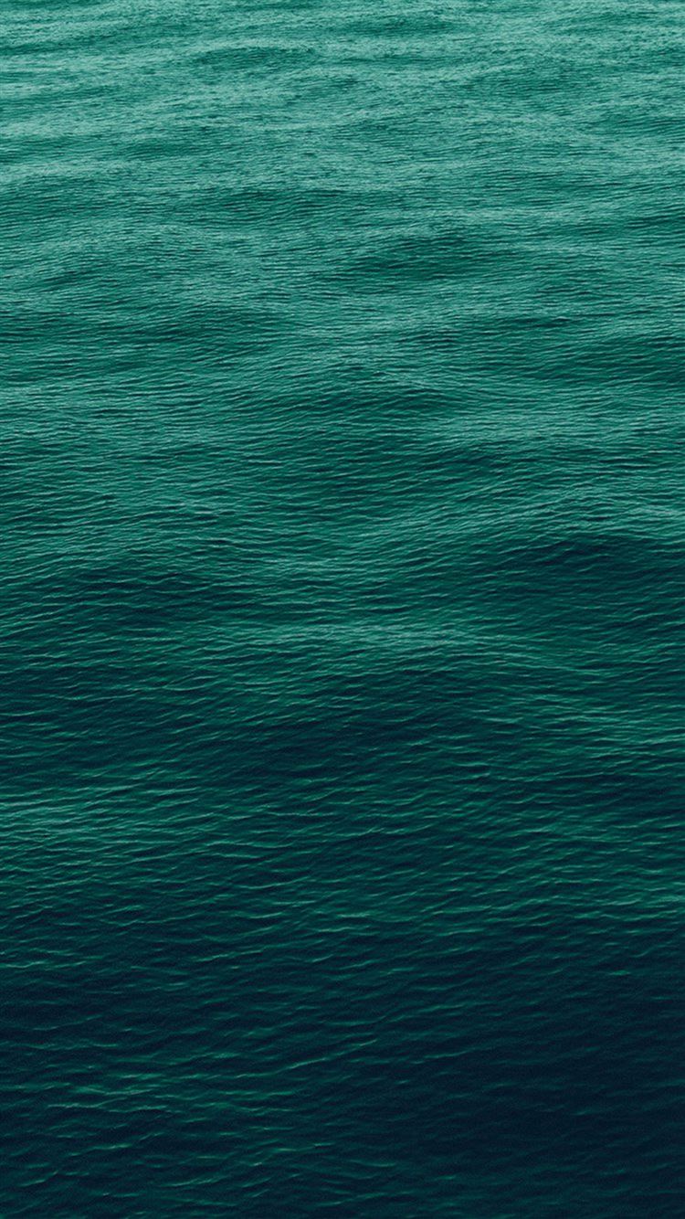 Wave Green Ocean Sea Blue Pattern iPhone 8 Wallpaper Free Download