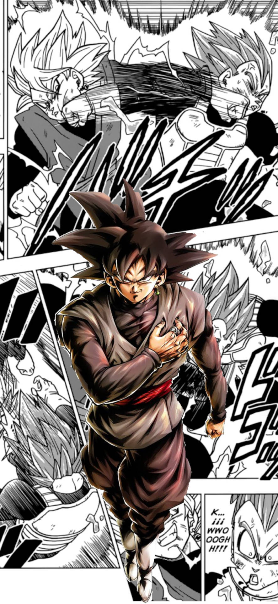 Download Goku Black Pfp Cartoon Drawing Wallpaper