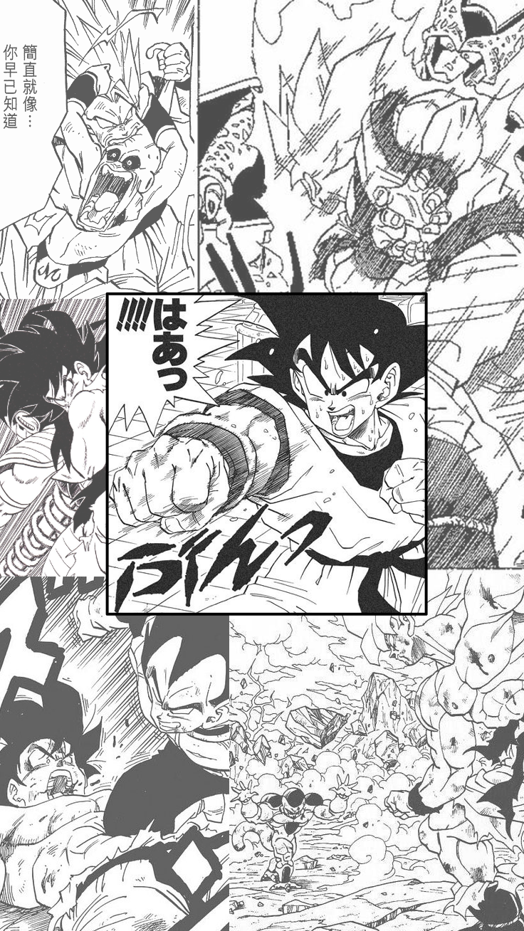 Goku Manga Panel | Sticker