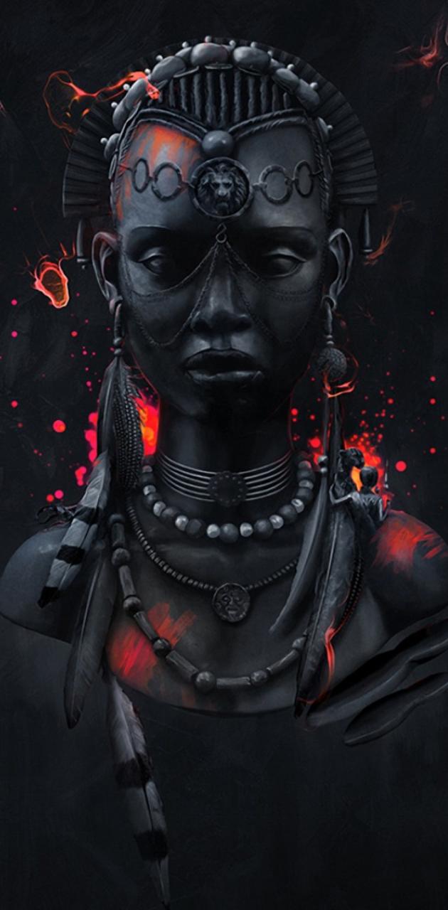 Black Goddess wallpaper