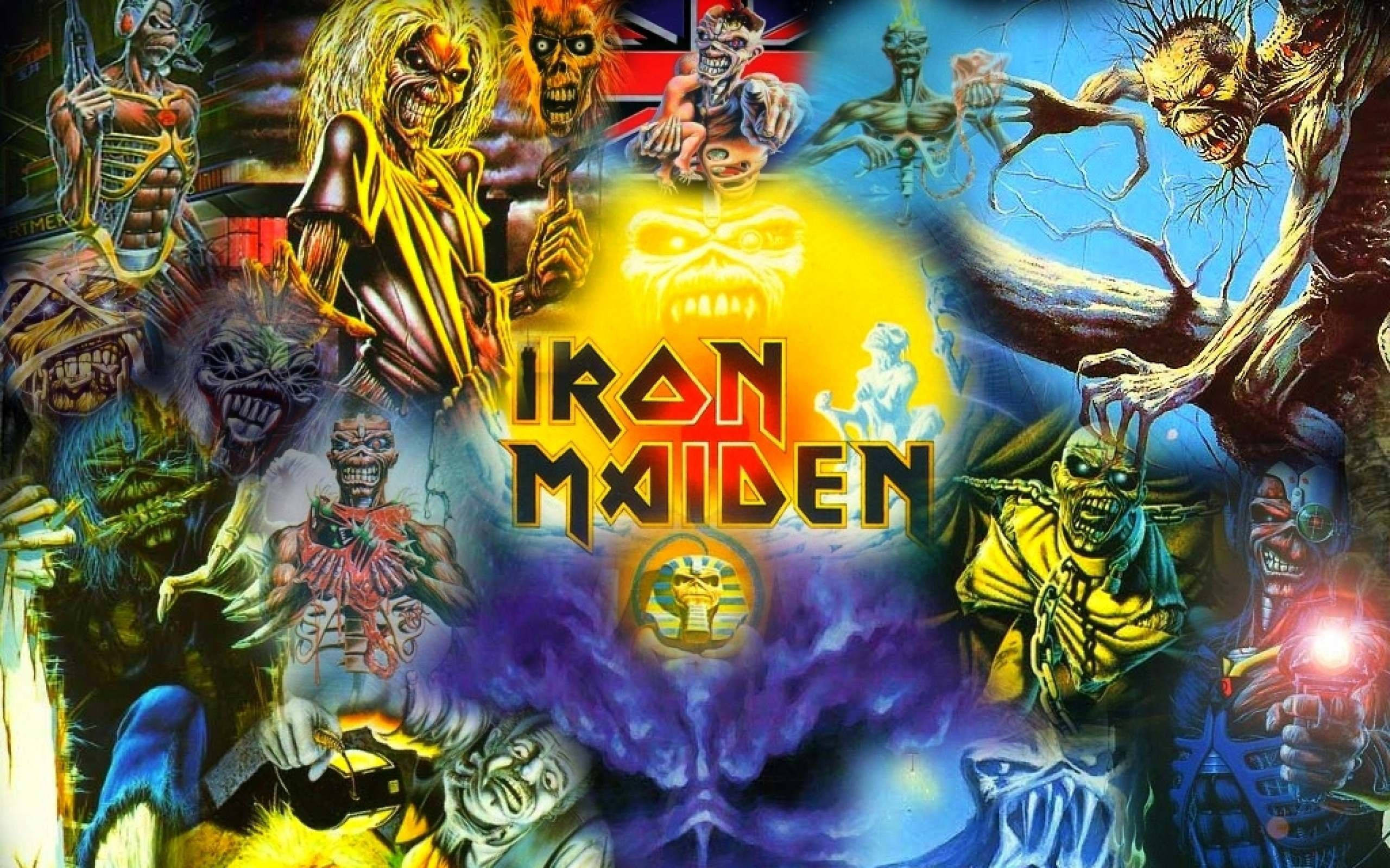 Download Iron Maiden Versions Of Eddie Wallpaper