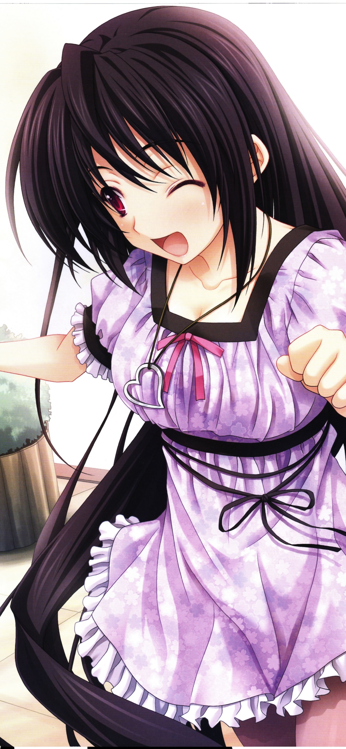 Anime High School DxD, Akeno Himejima, 1125x2436 Phone HD Wallpaper