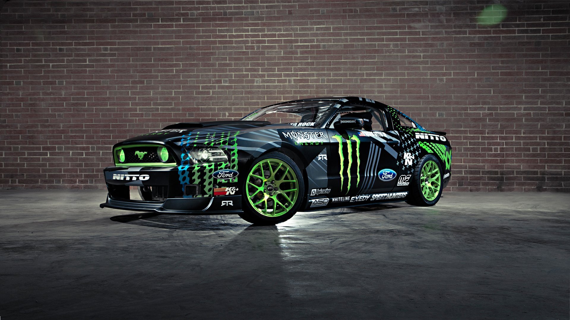 ford, Mustang, Rtr, Monster, Energy, Drift, Race, Racing Wallpaper HD / Desktop and Mobile Background
