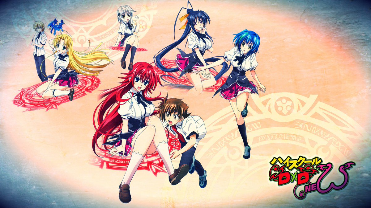 Uživatel RandomBoard na Twitteru: „#wallpaper #High School DxD, #Gremory Rias, #Hyoudou Issei, #Toujou Koneko, #Himejima Akeno, #Argento Asia, #Kiba Yuuto, #Xenovia �