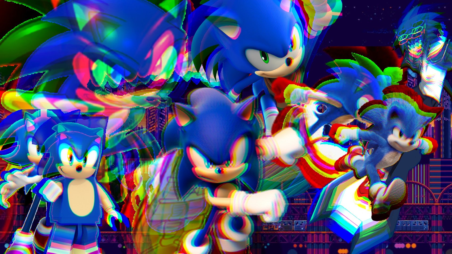 I made a Sonic Prime wallpaper, r