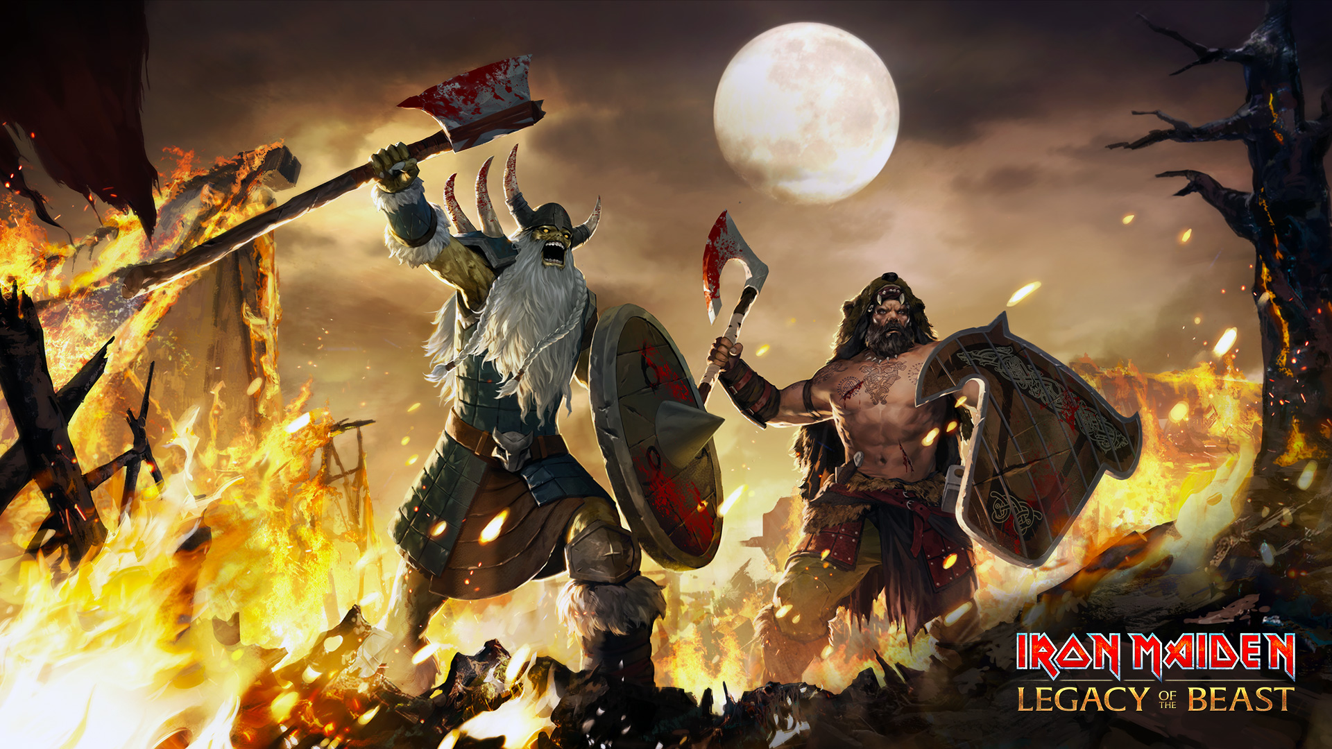 Viking Eddie & The Berserker. Iron Maiden Legacy of the Beast