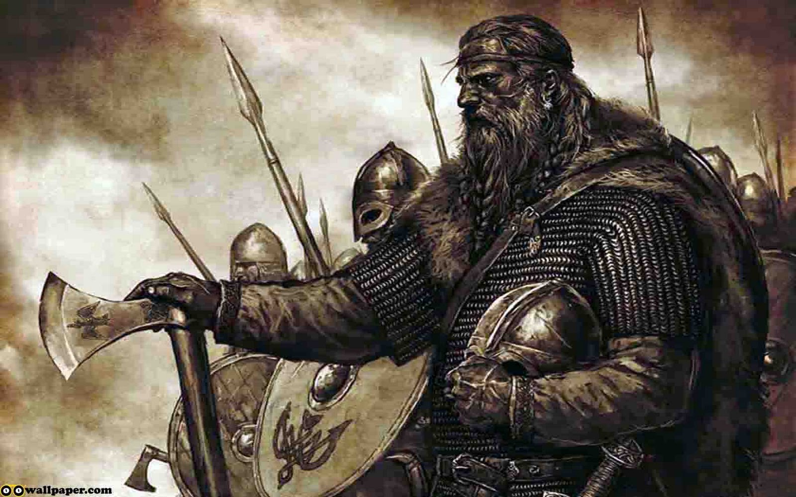 Viking Warrior Wallpaper