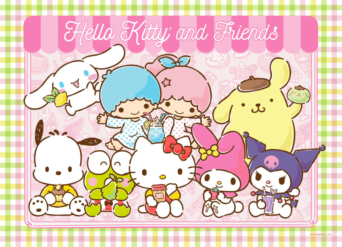 Hello Kitty and Friends - Kawaii Favorite Flavors Wall Poster, 22.375 x  34 