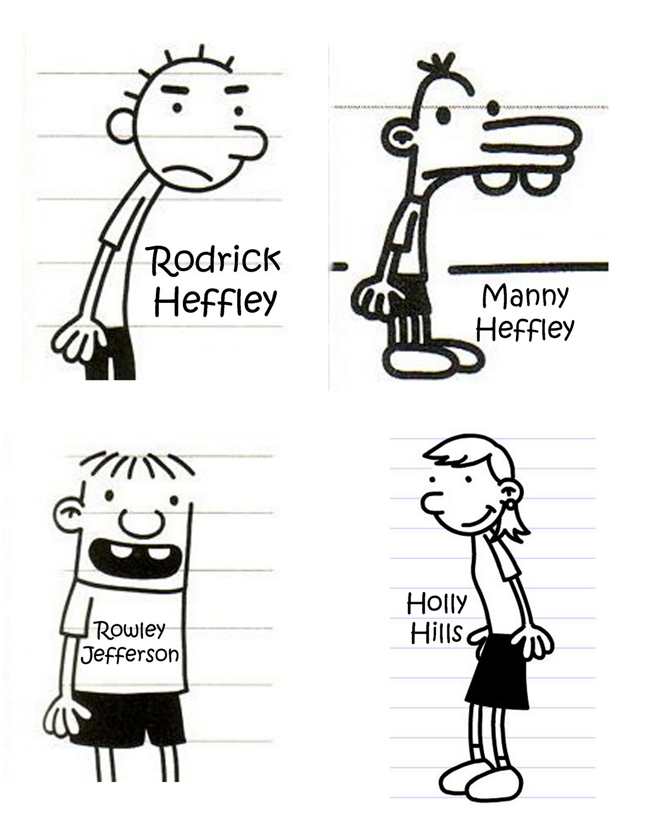 Diary Wimpy Kid Drawing High Quality