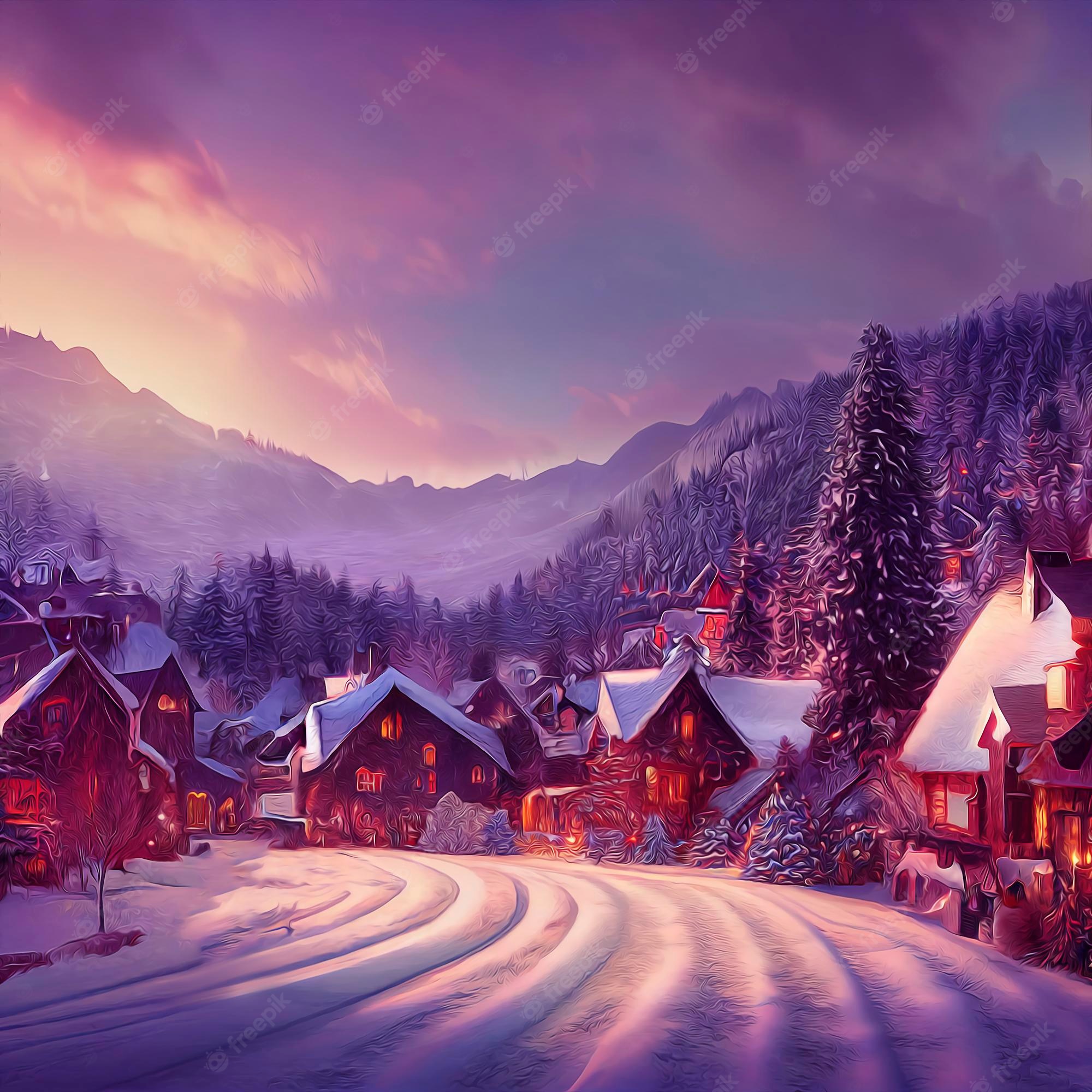 Winter Landscape Wallpaper Image