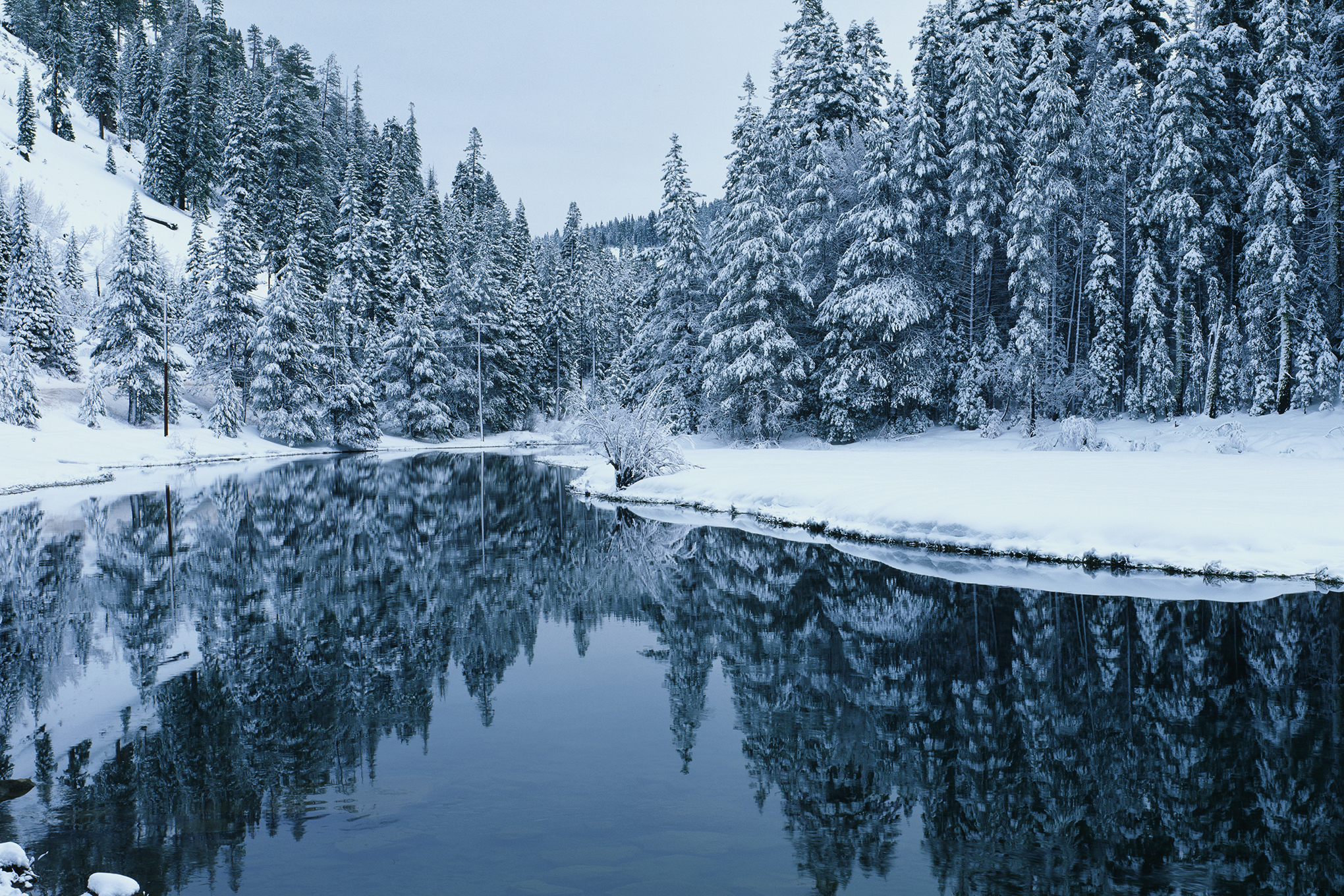 Lake Tahoe in the WinterLuxe Mountain Home Rental
