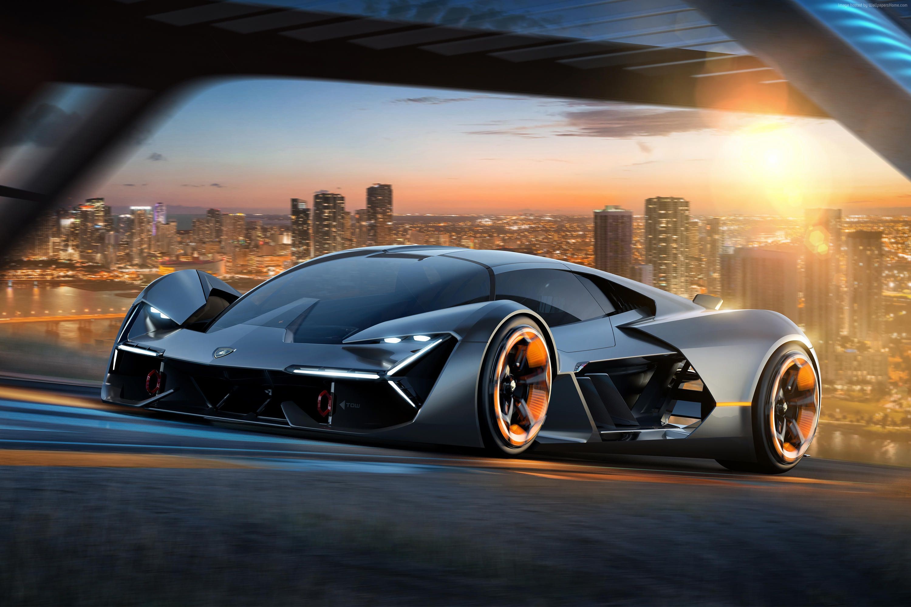 supercar, Lamborghini Terzo Millennio, 4k Gallery HD Wallpaper