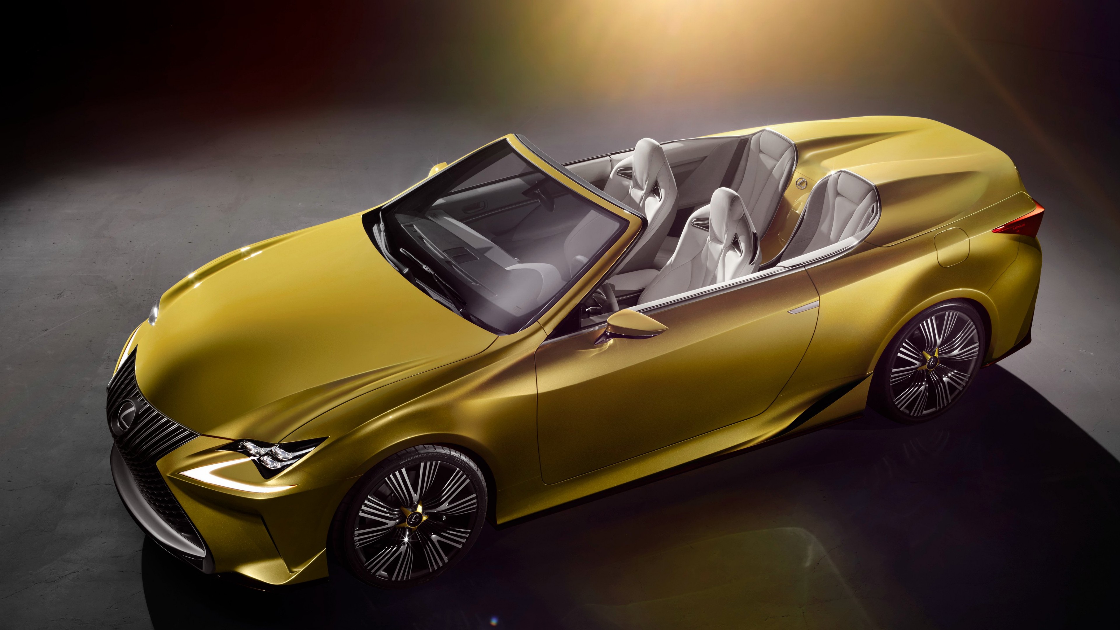 Wallpaper Lexus LF C2, Supercar, Concept, Gold, Luxury Cars, Test Drive, Cars & Bikes
