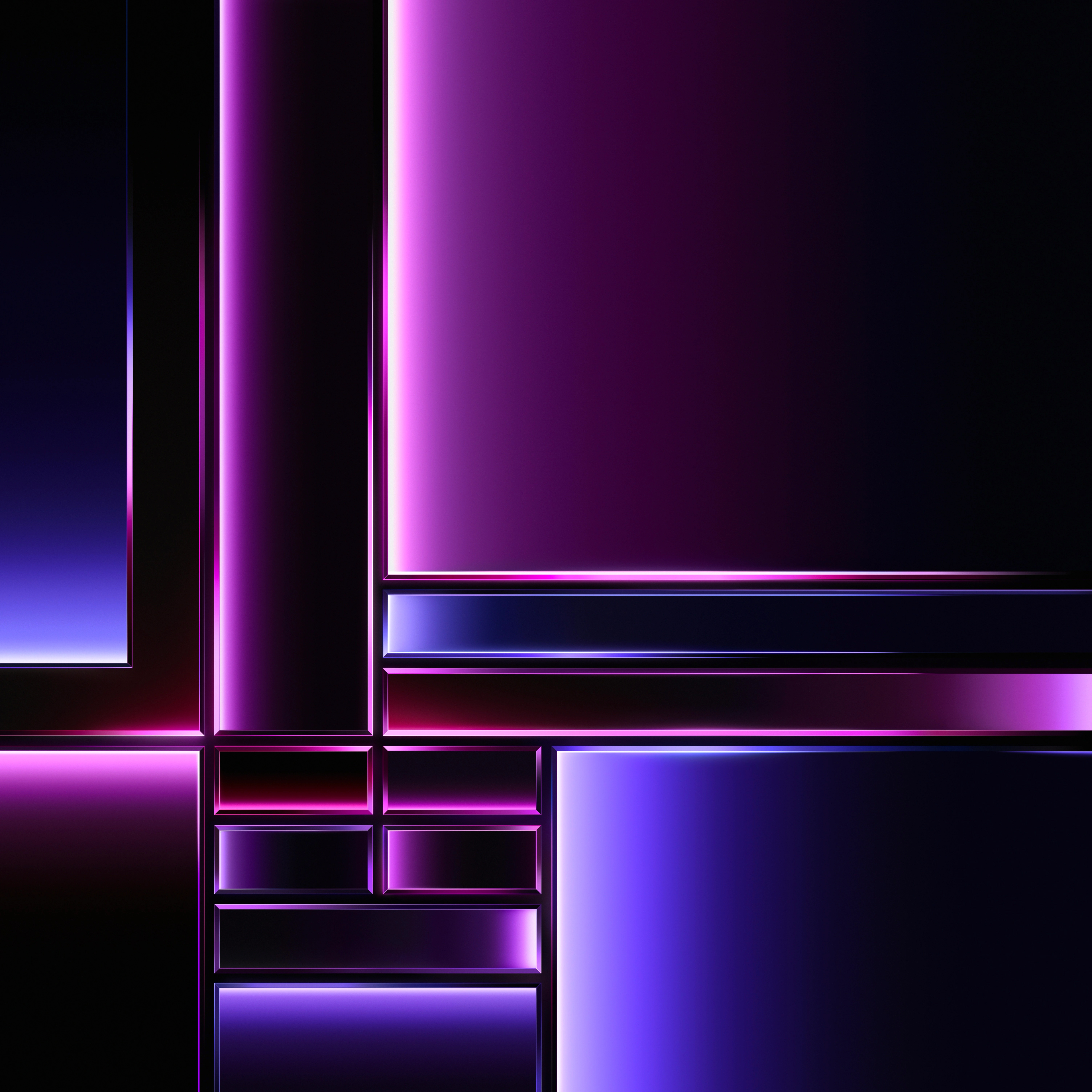 Grid Wallpaper 4K, Magenta background, Abstract