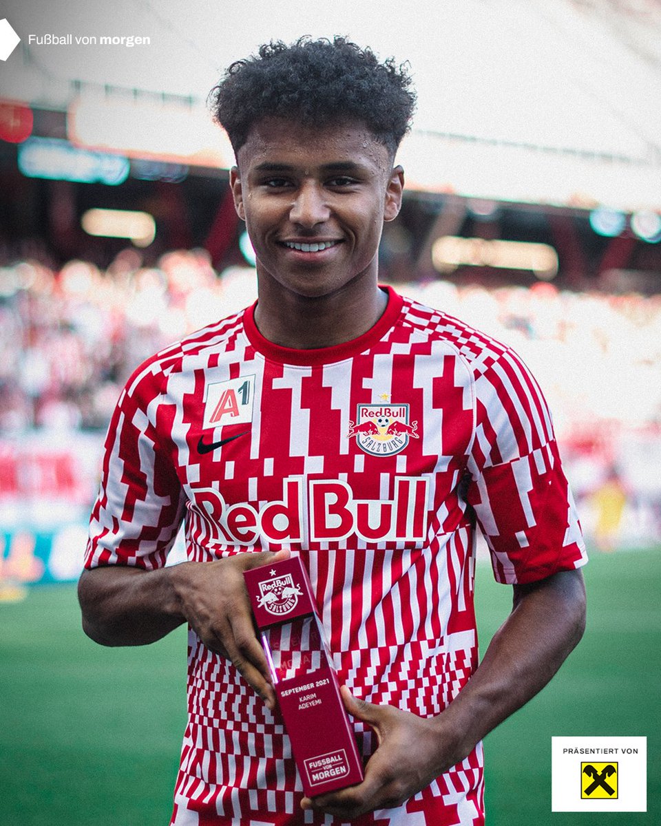 FC Red Bull Salzburg EN the award goes to. KARIM # ADEYEMI!
