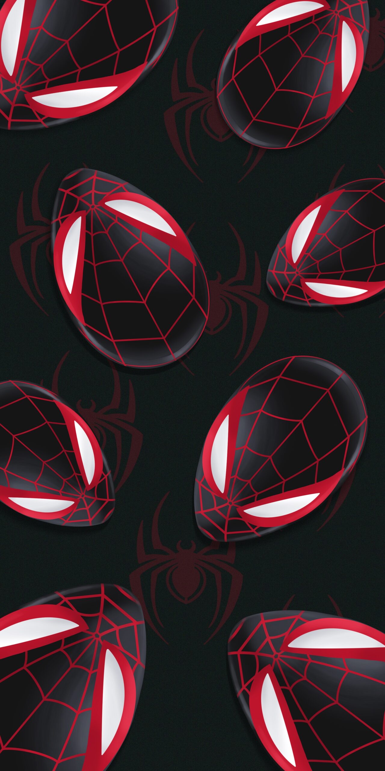 Spider Man Miles Morales Head Dark