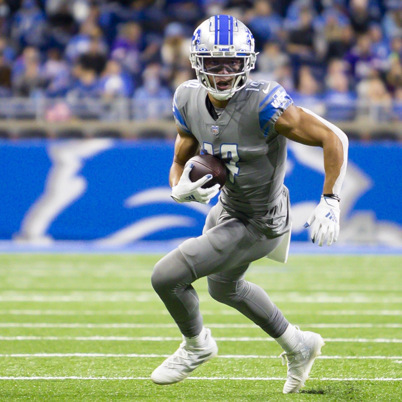 Lions' WR Amon Ra St. Brown Nominated For Pepsi Rookie Of The Week 13 Of Detroit
