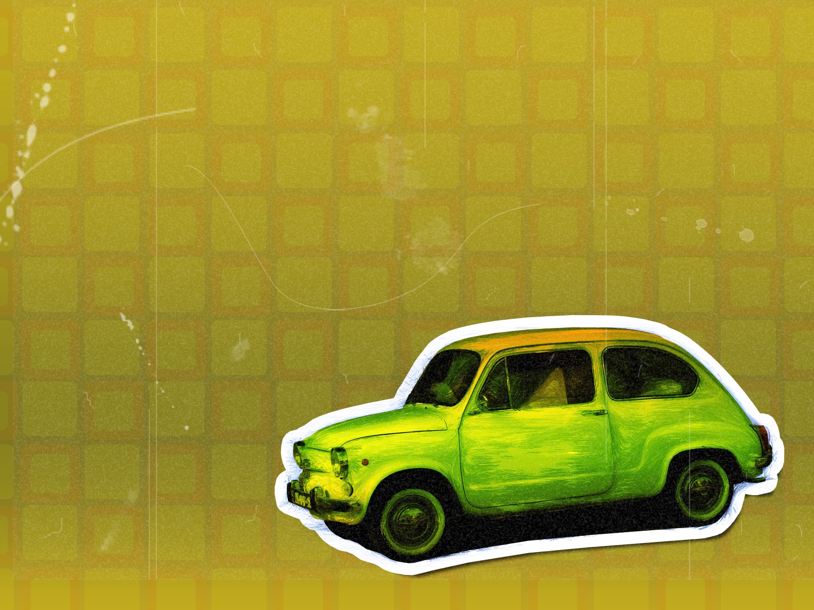 Fiat 600 Vintage wallpaper. Fiat 600 Vintage