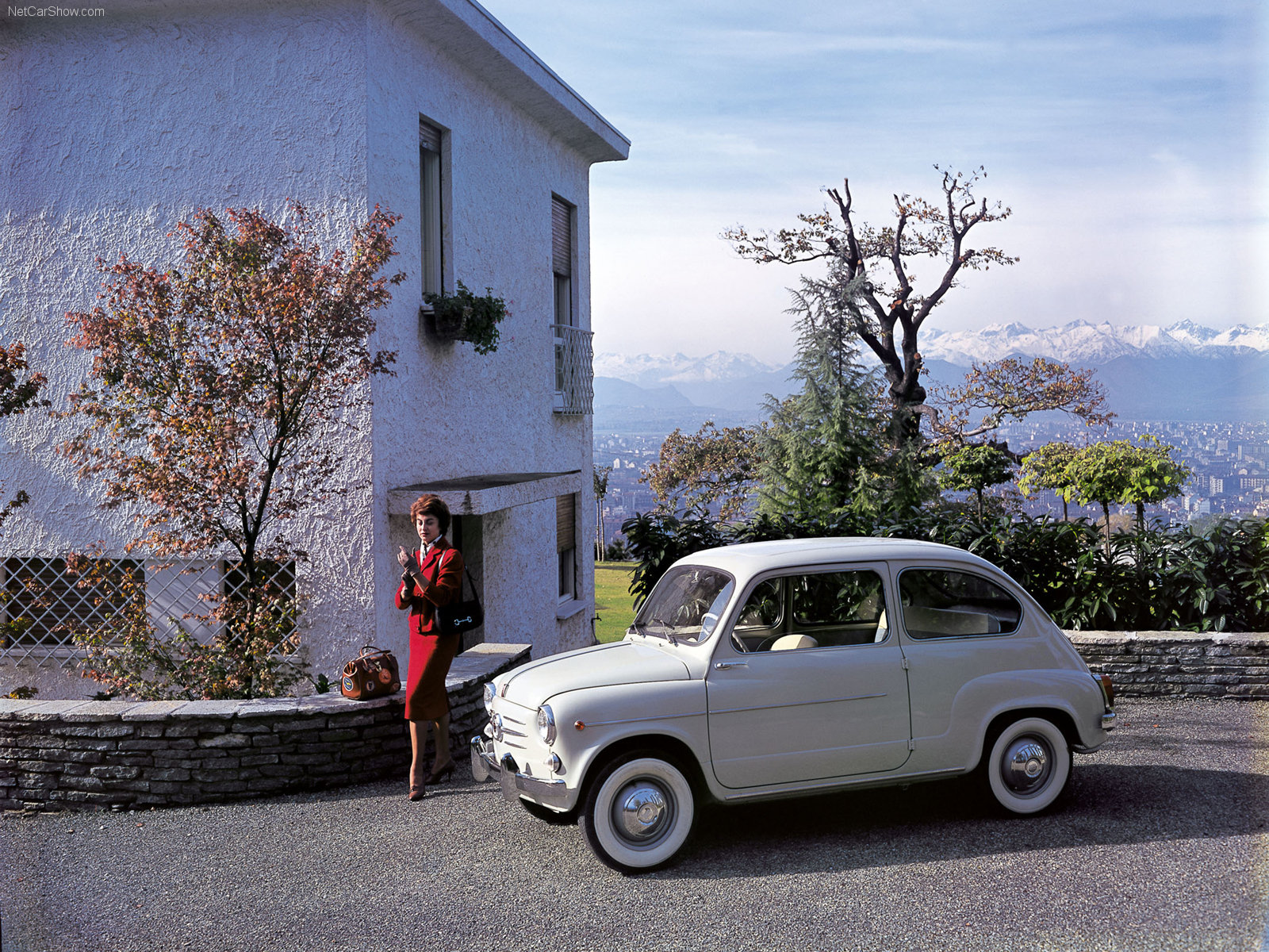 fiat, 600, 1955 Wallpaper HD / Desktop and Mobile Background
