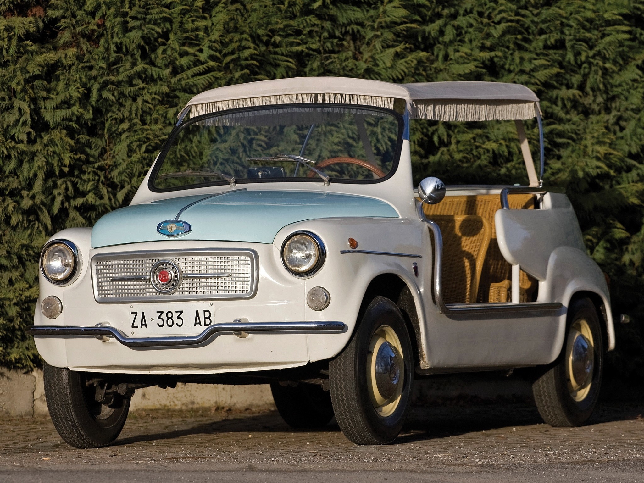 Fiat 600 Jolly 1958, Fiat Gallery HD Wallpaper