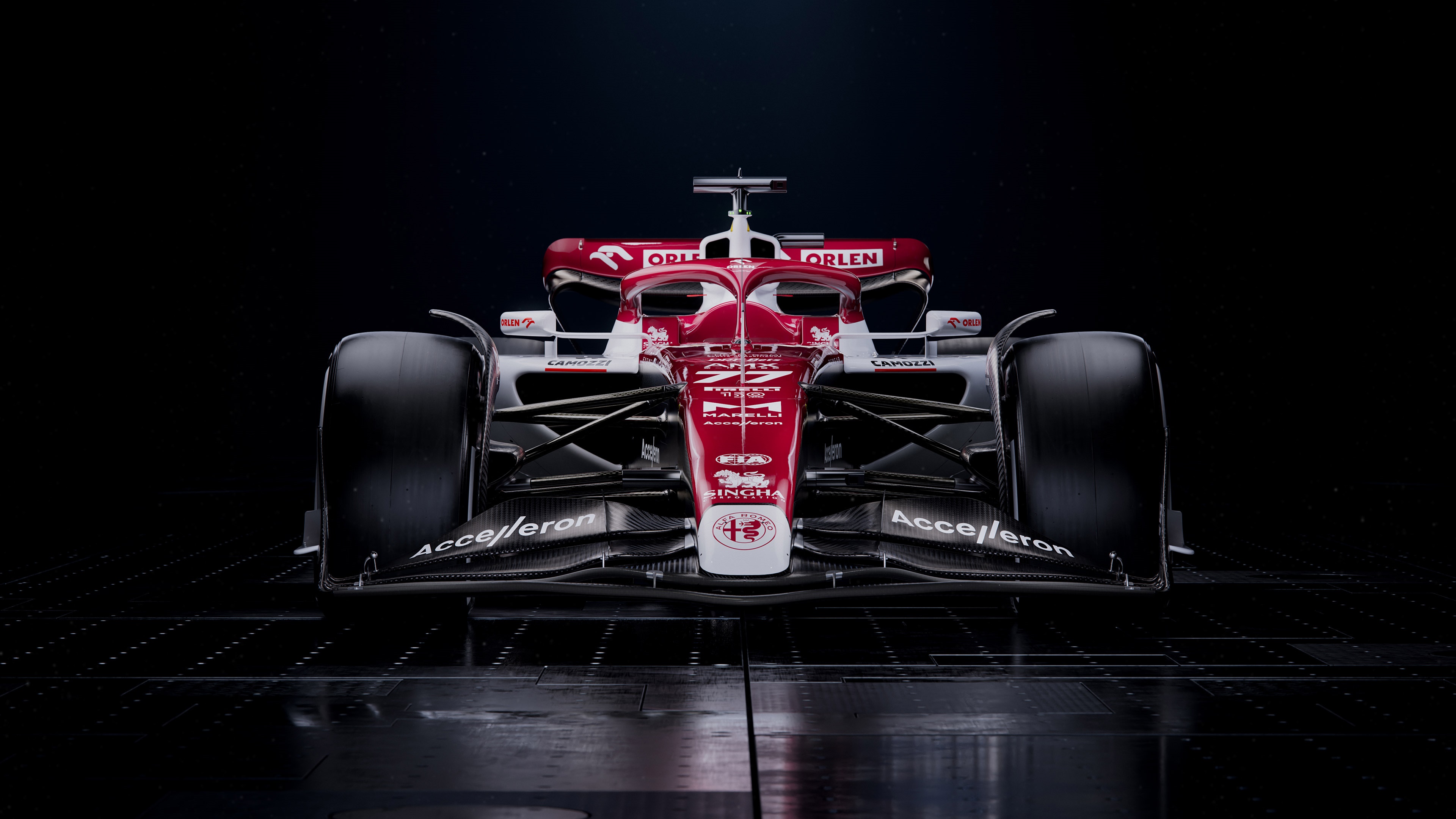 F1 4K, Race Car, Alfa Romeo Racing, F1 2022, HD Wallpaper