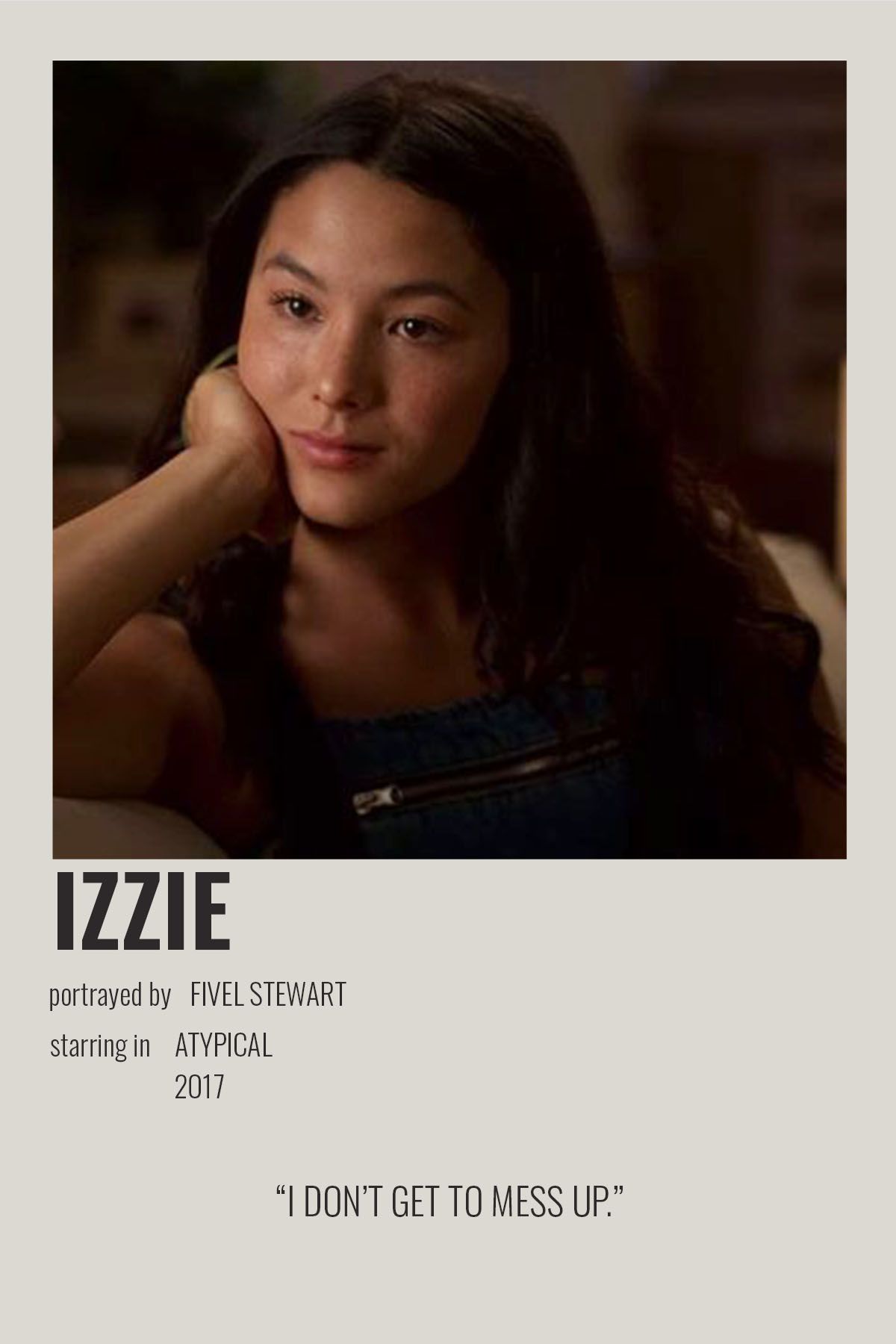 Izzie by cari. Cartazes de filmes, Filmes, Personagens