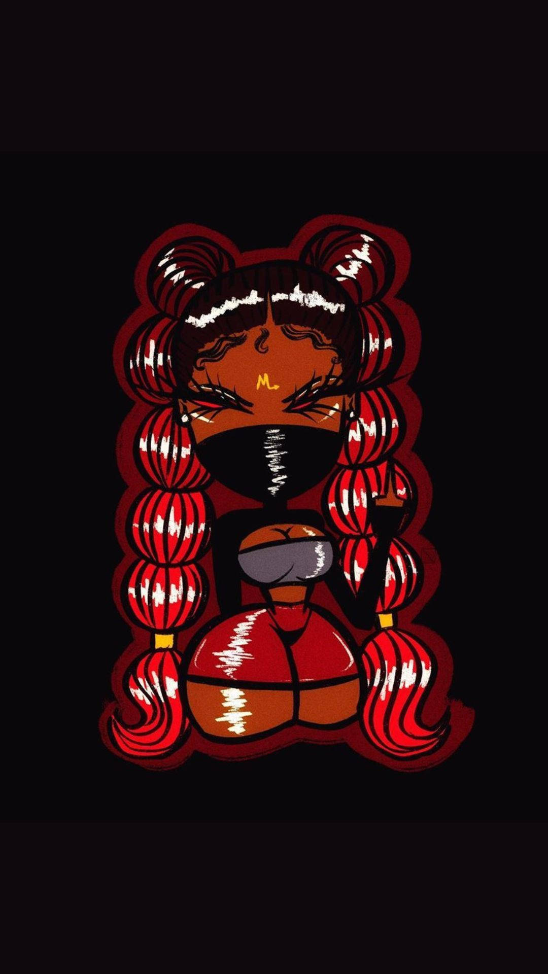 Download Red Haired Baddie Pfp Wallpaper