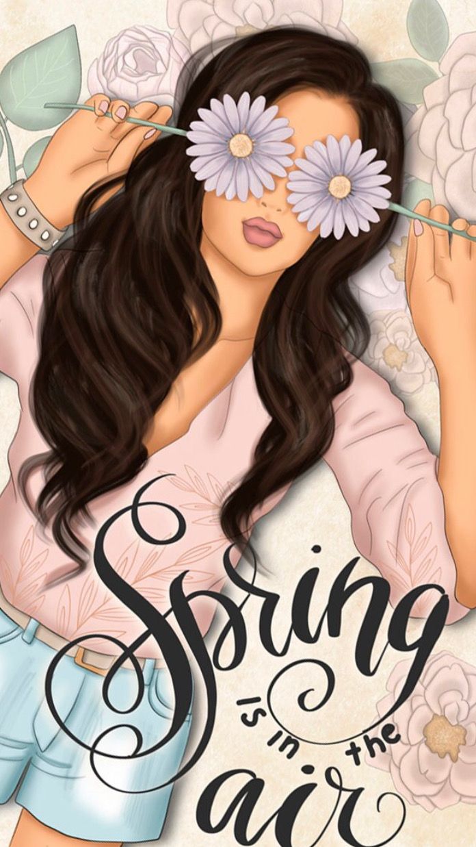 Wallpaper iPhone. Meninas tumbler, Imagens de bonecas, Desenho de menina