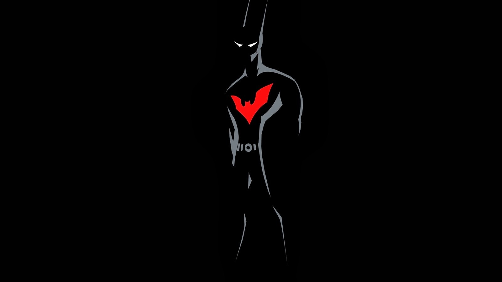 illustration, minimalism, rings, Batman Beyond, human body, aerialist Gallery HD Wallpaper