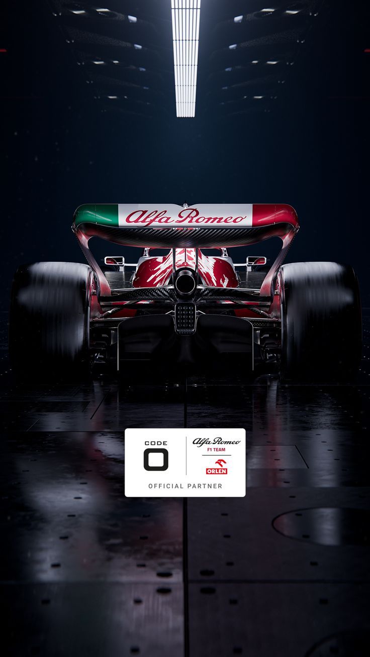 iPhone wallpaper Alfa Romeo F1 Team Orlen C42 car. Romeo, Alfa romeo, iPhone wallpaper